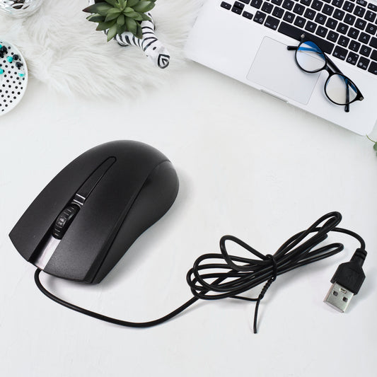 Computer Laptop Wired Optical Mouse X2 (1 Pc)