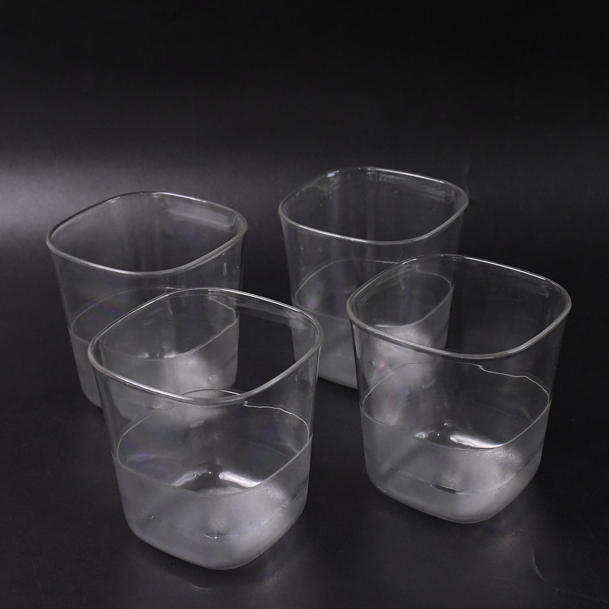 Transparent Stylish Premium Jug With Elegant Handle (2000 Ml Jug Approx  4 Pcs Plastic Glass)