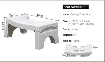 Foldable Toilet Stool - Pack of - 1