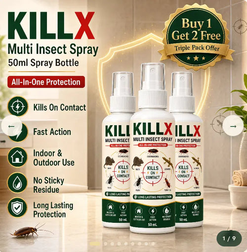 Killx Multi Insect Spray (Buy 1 Get 2 Free)