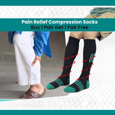 Pain Relief Compression Socks (Pack of 2)