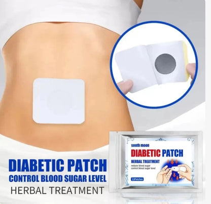 Diabetic Patch Herbal Treatment 12pc (Pack of 1)