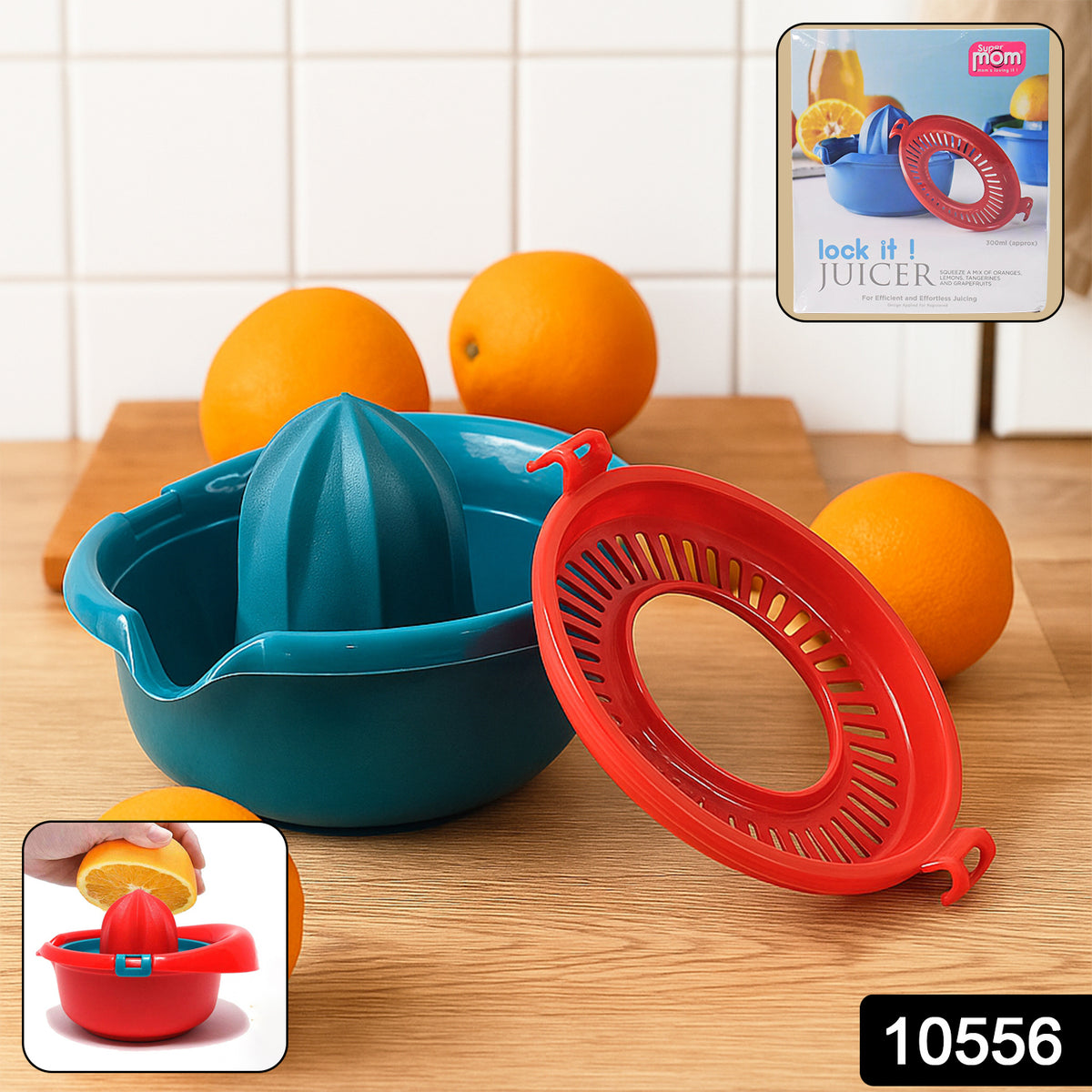 Supermom Premium Manual Hand Press Citrus Juicer (1 Pc)
